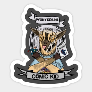 Comic Kid Sticker